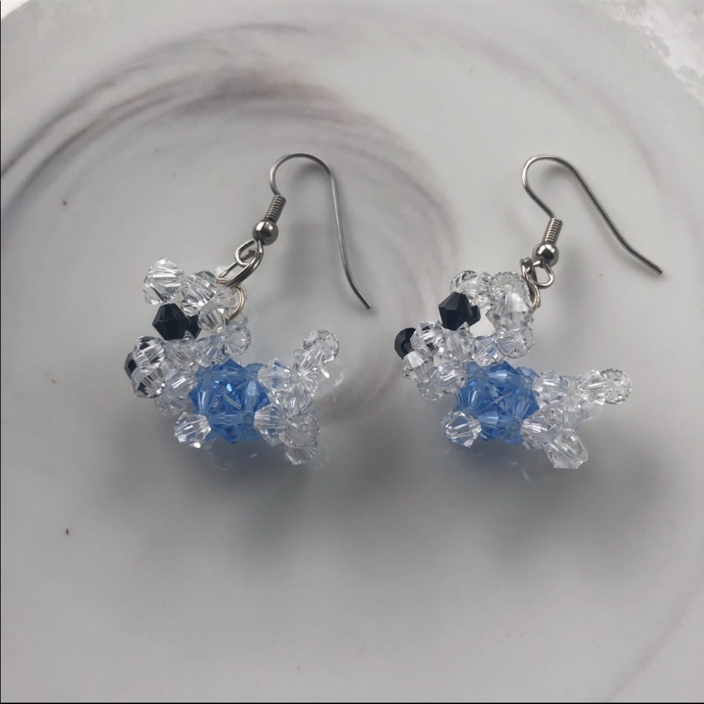 Swarovski Yorkie Earrings